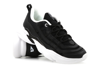 Buty sportowe damskie, adidasy American Club FH 30/22, czarne