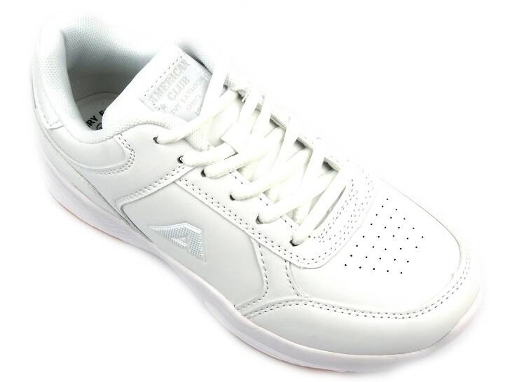 Buty sportowe damskie, adidasy - American Club HA 52/24, białe