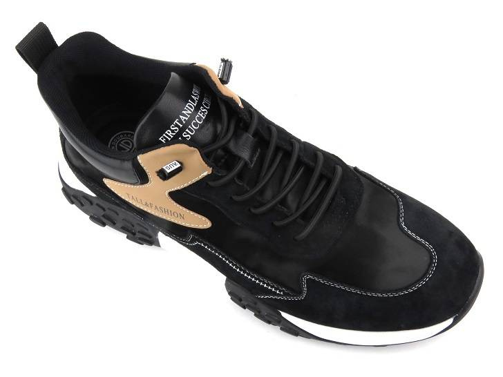 Sneakersy, buty sportowe męskie - JOHN DOUBARE 502, czarne