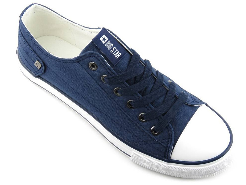 Trampki męskie, tenisówki - Big Star DD174270, granatowe