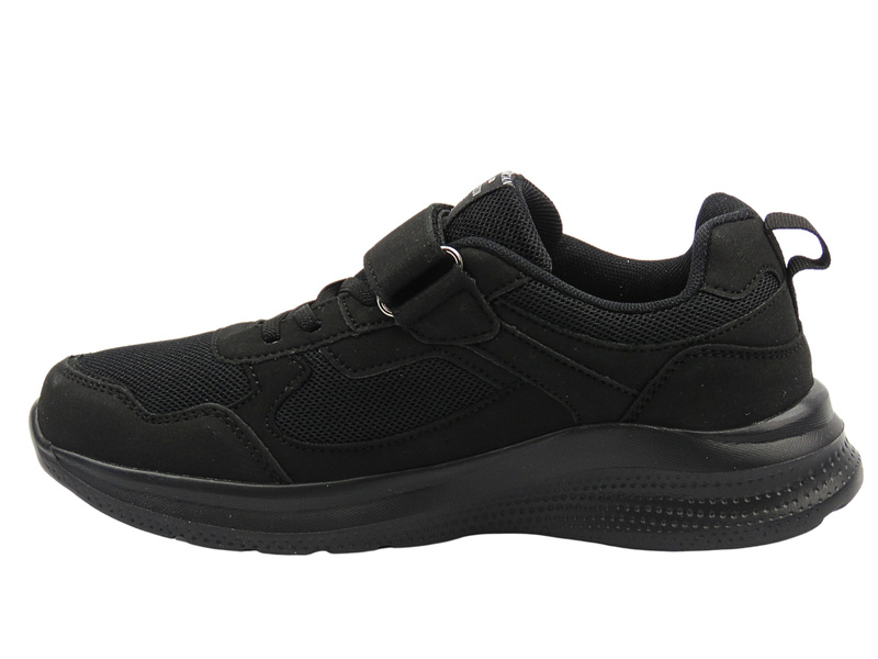 Sneakersy, buty damskie sportowe czarne American Club WT 150