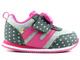 Buty sportowe dla dziewczynki - American Club BS 11/21 różowe, z serduszkami