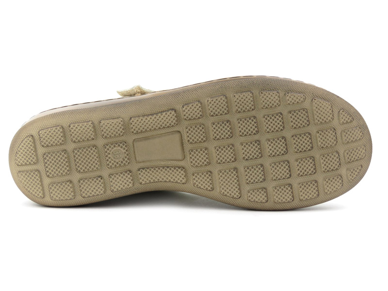 Skórzane półbuty damskie wiosenne - Helios Komfort 376, ecru