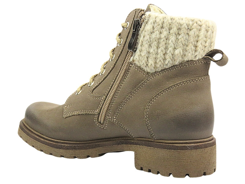 Wygodne trapery damskie z miękkiej skóry Best-But 1178, brązowe