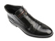 Eleganckie Botki Męskie - JOHN DOUBARE YGFR-Z106-305-1 Czarne Na Zamek