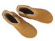 Barefoot skórzane minimalistyczne botki damskie - Vinceza 79666, camel