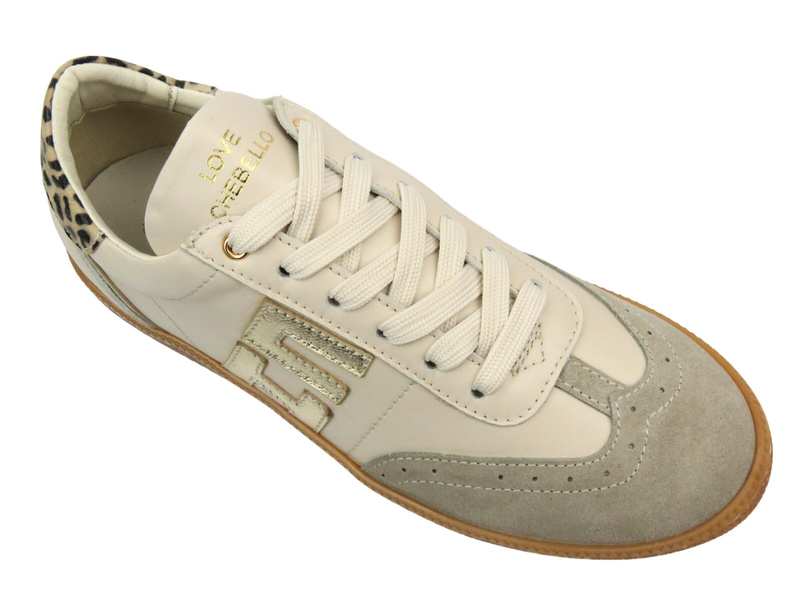 Sportowe buty damskie - CheBello 4640, beżowe