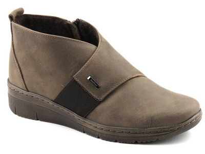 Botki damskie HELIOS 574, beżowe