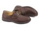 Skórzane półbuty męskie o podwyższonej tęgości H - HELIOS Komfort 806, brązowe