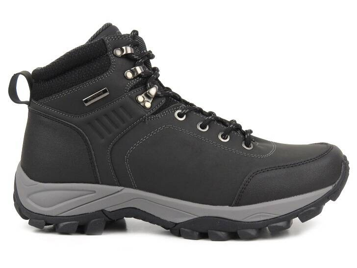 Trekkingi męskie, buty zimowe- News 20MN20-3317, czarne
