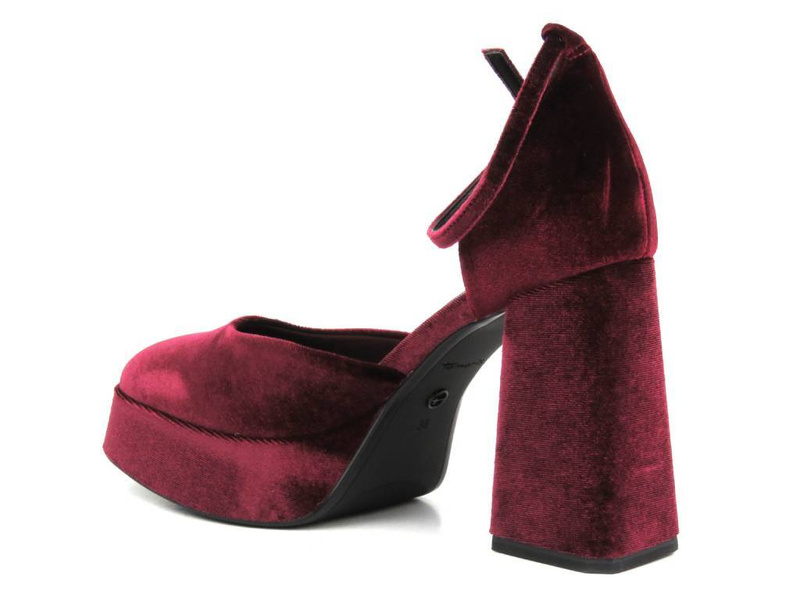 Czółenka damskie - Tamaris 1-24460-41, bordowe
