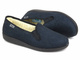 Cieplutkie kapcie męskie z kożuchem - Befado Dr Orto 013M319, granatowe