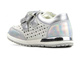 Sneakersy dziecięce z wycięciami w cholewce - WEESTEP R817633315, srebrne