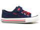 Trampki dziecięce na rzep - LEE COOPER 22-44-0801K, jeans