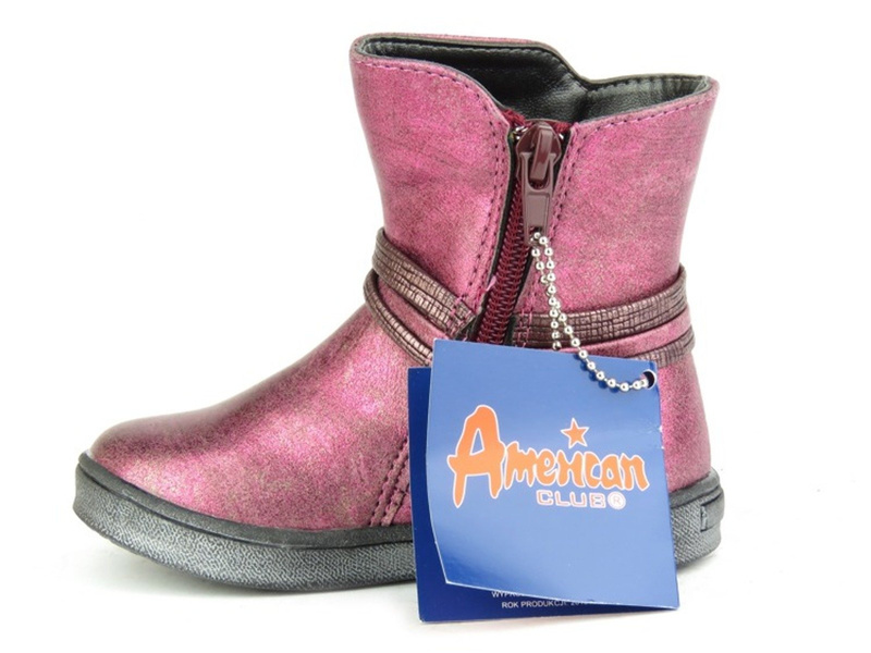 Kozaki dziecięce dziewczęce AMERICAN CLUB 16093