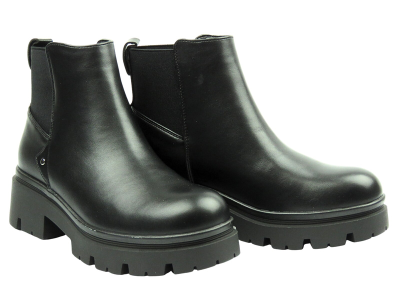 Wygodne botki damskie Inblu IC-59, czarne