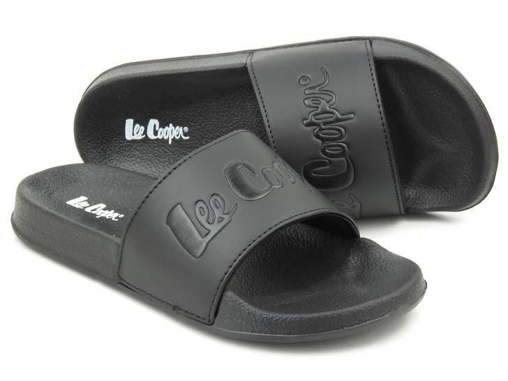 Klapki damskie sportowe Lee Cooper 23-42-1732L, czarne