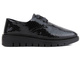 Eleganckie półbuty damskie - PIAZZA 850048-01, czarne