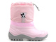 Śniegowce dziecięce ocieplane wełną owczą - REN BUT Muflon 32-468, jasnoróżowe