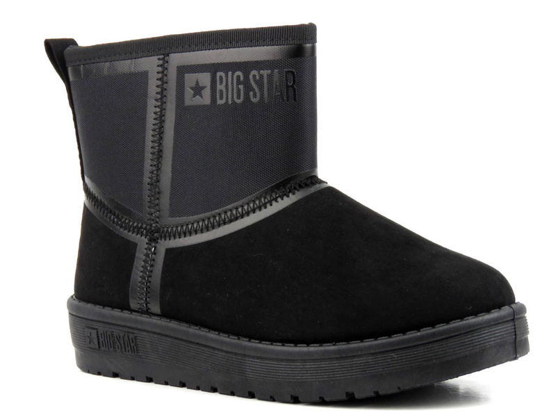 Botki, śniegowce damskie za kostkę - BIG STAR KK274614, czarne