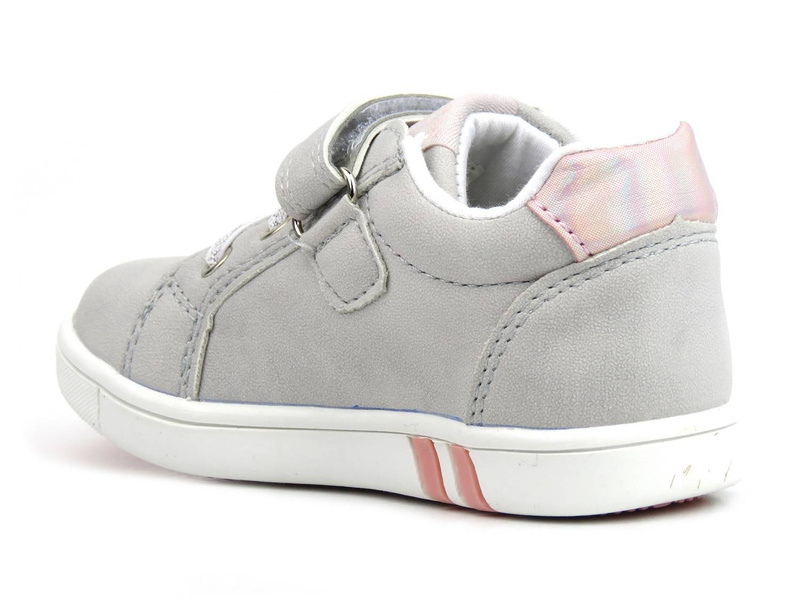 Adidasy dziecięce dla dziewczynki - American Club XD 41/22, szare