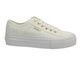 Trampki damskie na platformie - Lee Cooper 25-31-3438L, białe