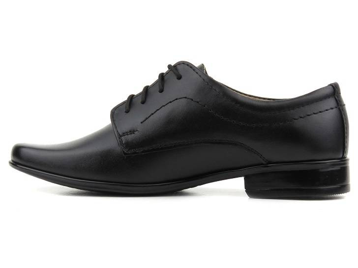 Eleganckie półbuty dziecięce, buty komunijne - Lukas J1, czarne