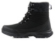 Śniegowce, buty zimowe damskie z materiałem Softshell - DK TECH 2104, czarno-szare