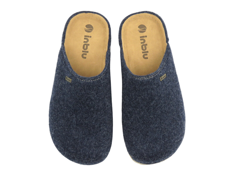 Kapcie męskie szaro-niebieske Inblu RU-04