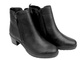 Ocieplane Botki Damskie - Comfortabel 960352-01 Czarne Na Zamek