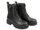 Ocieplane trapery, botki damskie - NEWS 24BT26-7913, czarne