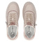 Sneakersy damskie na platformie - Filippo DP6862/25, beżowe