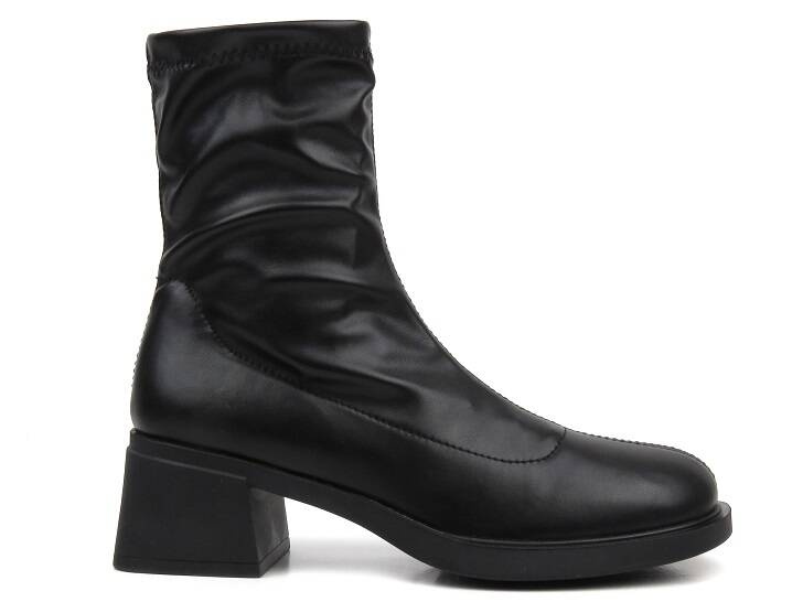 Botki damskie na obcasie- Evento 23BT35-6449, czarne