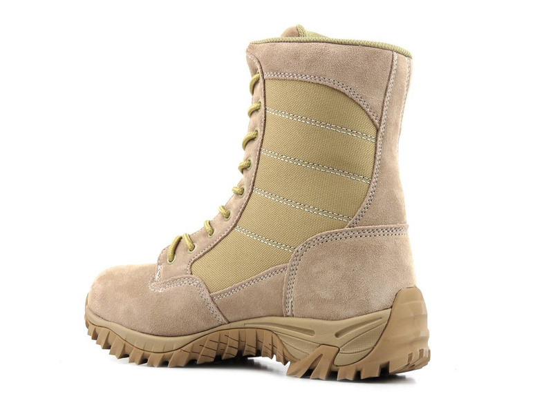 Wysokie trekkingi męskie z membraną WATERPROOF - VEMONT 9AT2045L, beżowe