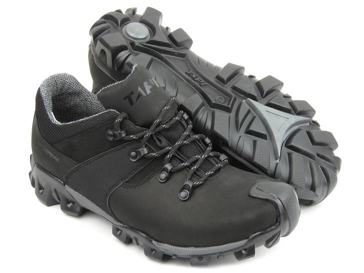 Trekkingi męskie z membraną WATERPROOF - TAPI J-2107, czarne
