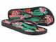 Japonki damskie plażowe, basenowe IPANEMA 83326, czarno-zielone