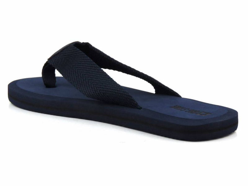 Japonki męskie na miękkiej piance - BIG STAR LL174617, granatowe