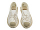 Wsuwane półbuty, espadryle damskie białe Potocki 25-103301