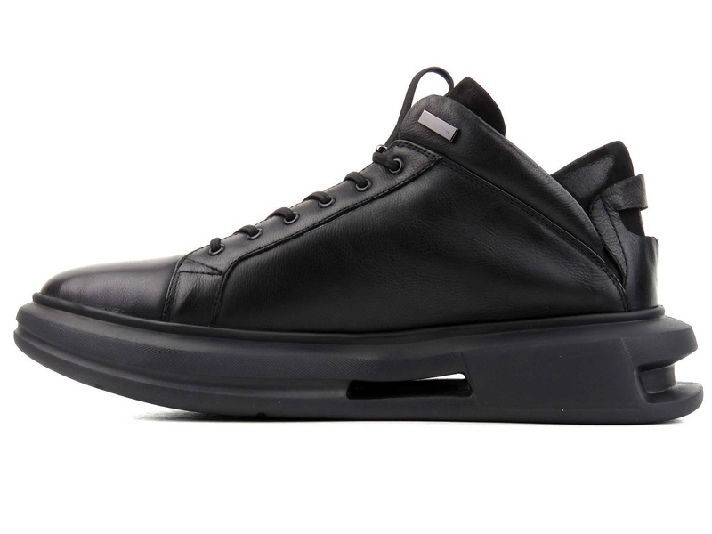 Ciepłe, zimowe buty męskie sportowe - JOHN DOUBARE H1706-W52-A59R, czarne