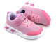 Sportowe buty dziecięce z gwiazdkami - AMERICAN CLUB ES69/22, różowe