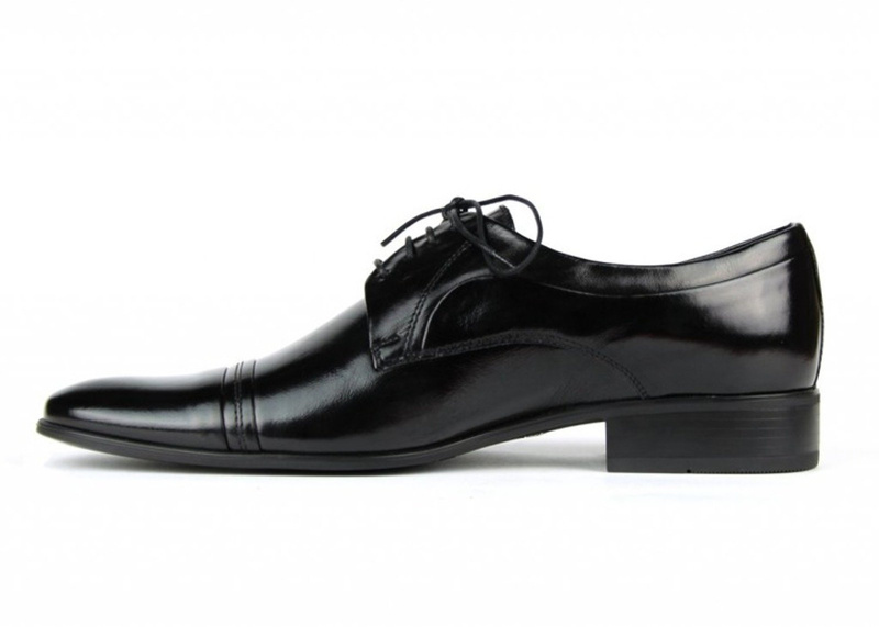 Skórzane półbuty męskie wizytowe Conhpol C-2510