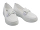 Półbuty, espadryle damskie białe News 25TX02-8853 