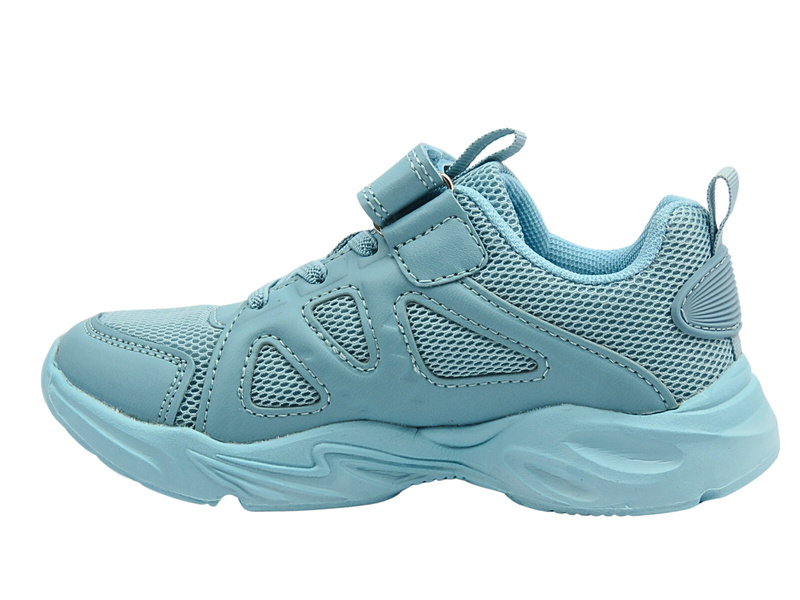 Buty dziecięce sportowe, niebieskie adidasy - American Club FH 33/22