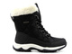 Wysokie śniegowce damskie z membraną - VEMONT 7Z6028C, czarne