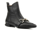 Eleganckie botki damskie z noskiem w szpic - VENEZIA 1605320, czarne