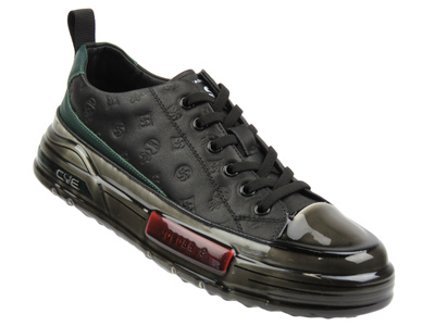 Nowoczesne sneakersy męskie - JOHN DOUBARE 8311, czarne