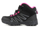 Buty trekkingowe dziecięce / młodzieżowe zimowe  AMERICAN CLUB WT107/22 WT112/22, czarne z fuksją