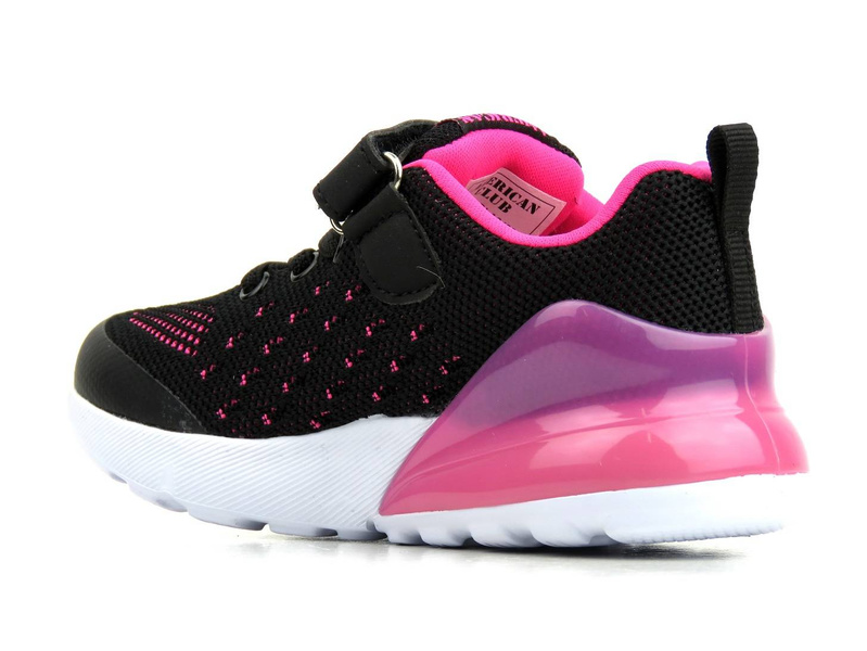 Buty sportowe dziecięce, adidasy American Club RL 11-12/22, czarne