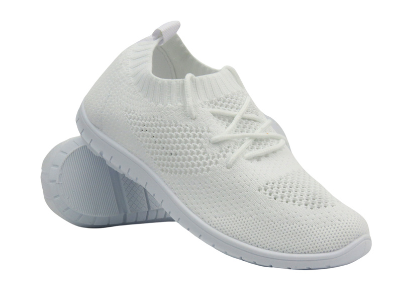Półbuty damskie sportowe, zdrowotne NEWS 9TX02-1020, białe