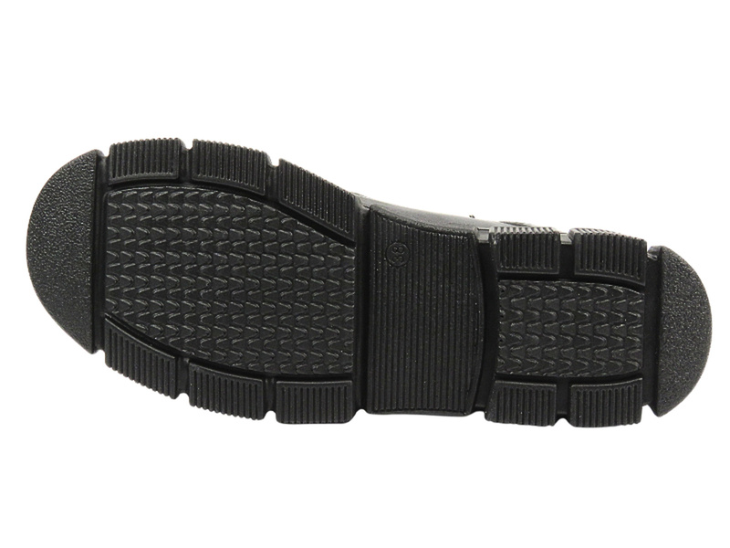 Skórzane botki damskie o wysokiej tęgości (H) - AXEL KOSELA 4487/9793, czarne